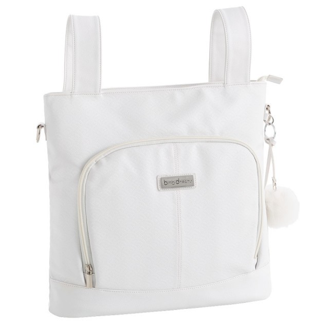 Bolso panera Tokyo blanco | Infantdeco