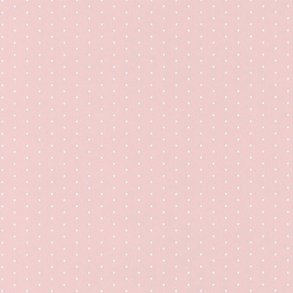 Papel pintado Puntitos blancos fondo rosa | Infantdeco