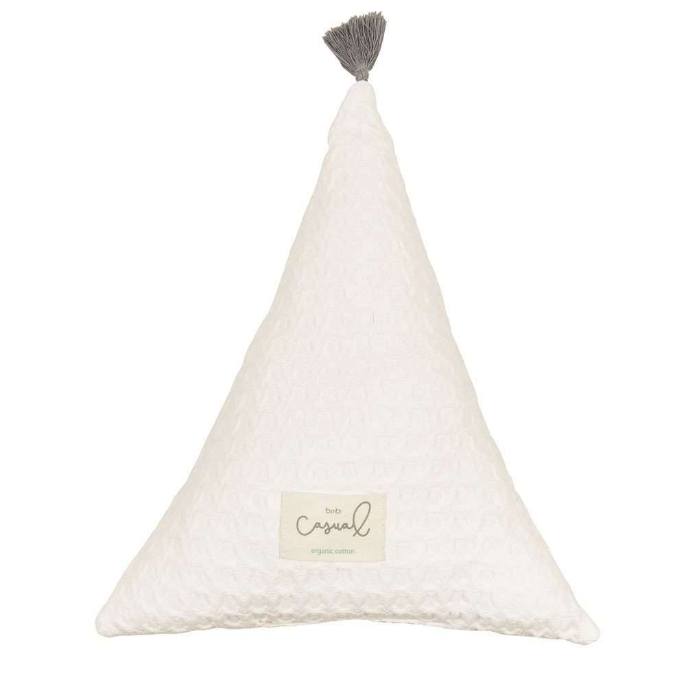 Cojin triangulo crudo Infantdeco