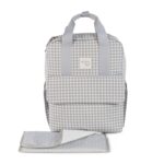 Mochila maternal I Love Vichy Gris - Imagen 4