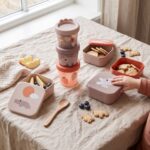 Pack de 3 contenedores porta alimentos Ozzo Rosa - Imagen 3