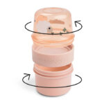 Caja para alimentos doble Tiny Farm Rosa - Imagen 3