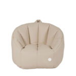 Sillón Puff infantil desenfundable beige - Imagen 6