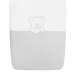 Saco nórdico para cuna de 70x120cm Teddy gris - Imagen 3