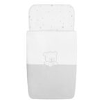 Saco nórdico para cuna de 70x120cm Teddy gris