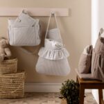 Bolso maternal boho Candela crudo - Imagen 2