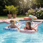 Colchoneta Hinchable Cola de Sirena Little Dutch - Imagen 4