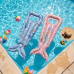 Colchoneta Hinchable Cola de Sirena Little Dutch - Imagen 8