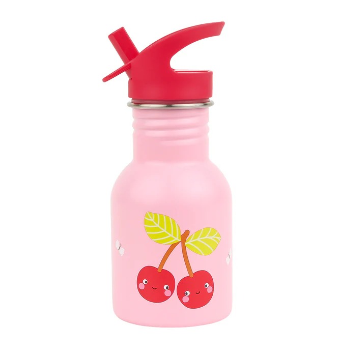 Botella Infantil de Acero Inoxidable Mini Cerezas de A Little