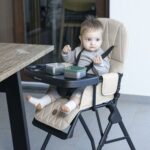 Trona plegable básica Minna beige - Imagen 2