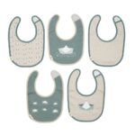 Pack de 5 baberos Paper boat - Imagen 4
