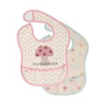 Pack de 2 baberos Mushroom